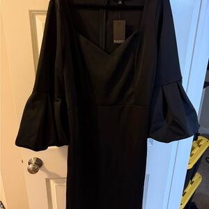 Eloquii Black Long Sleeve Dress